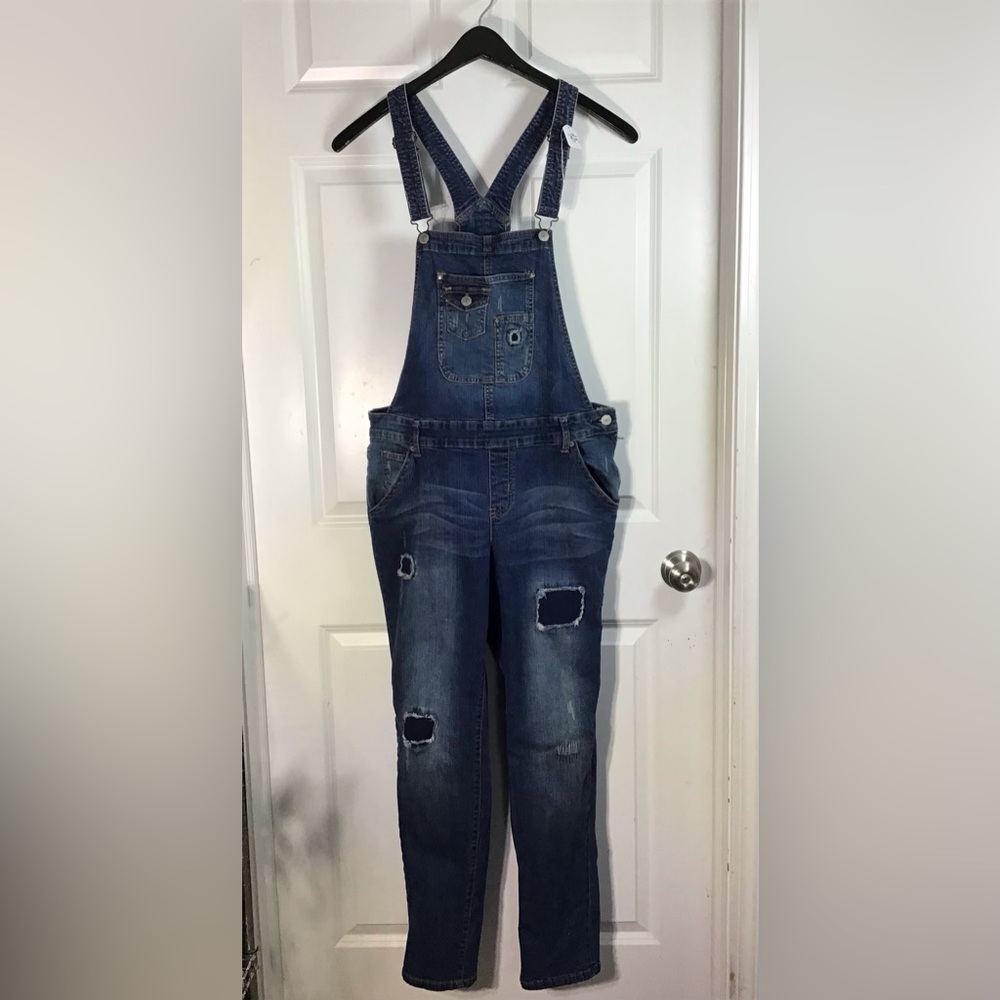 Zanadi Blue Denim Overalls